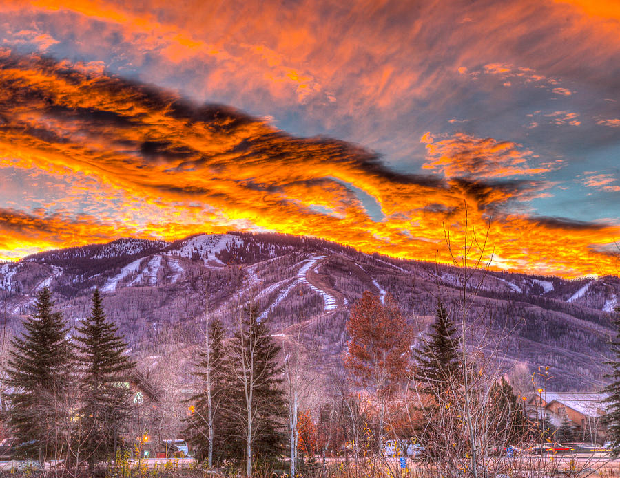 Fire on the Mountain  Photograph by Kevin Dietrich
