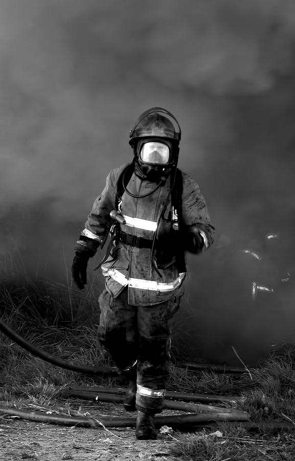 Firefighter #1 Photograph by Amanda Stadther