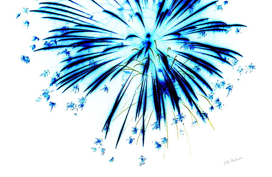 Firework Abstract 3 #1 Photograph by Kevin B Bohner