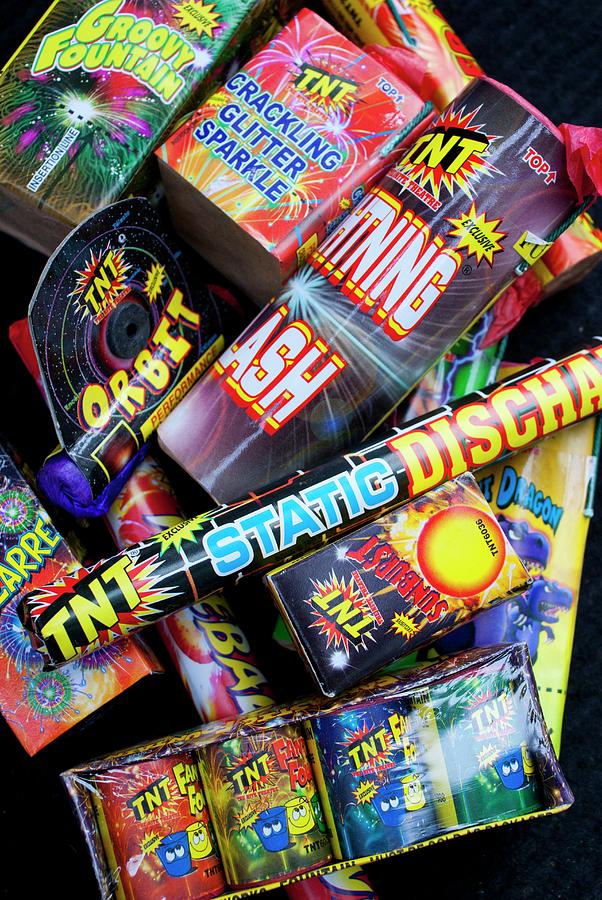 Firework Selection #1 Photograph by Mark Williamson/science Photo Library