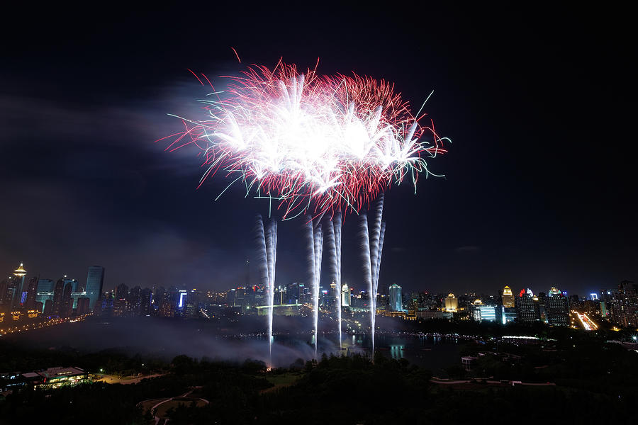 Fireworks Photograph by Blackstation