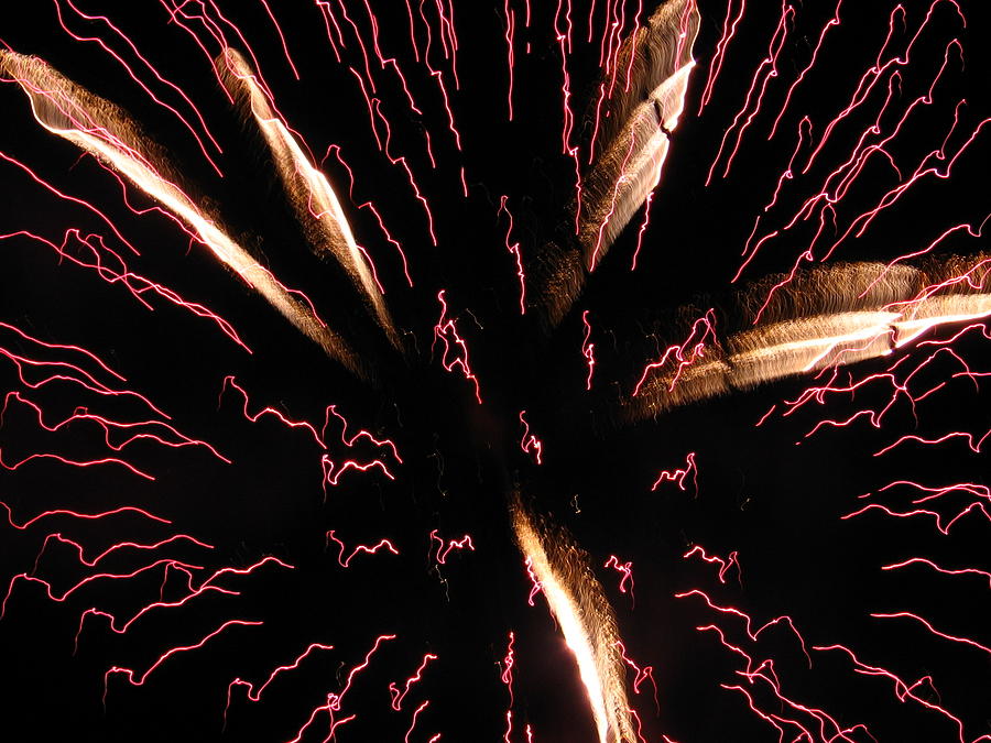 Fireworks Photograph - Fireworks #1 by Clint  Saunders