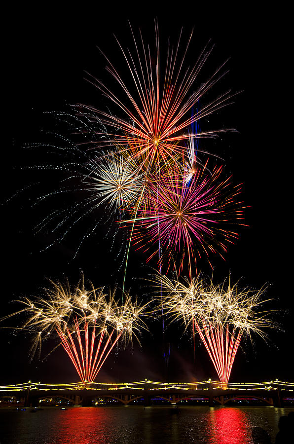 Fireworks  #1 Photograph by Saija Lehtonen