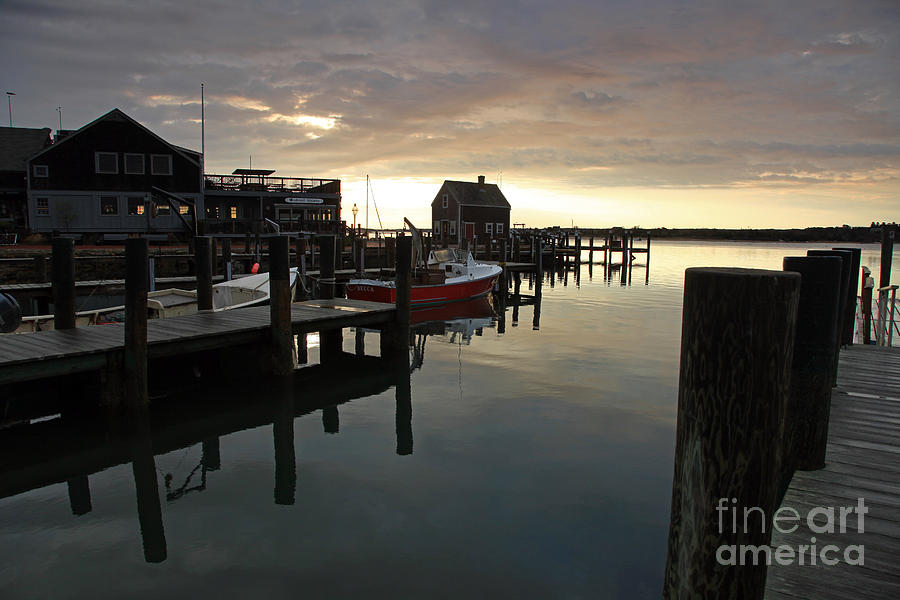 First Light Edgartown Harbor #2 Photograph by Butch Lombardi