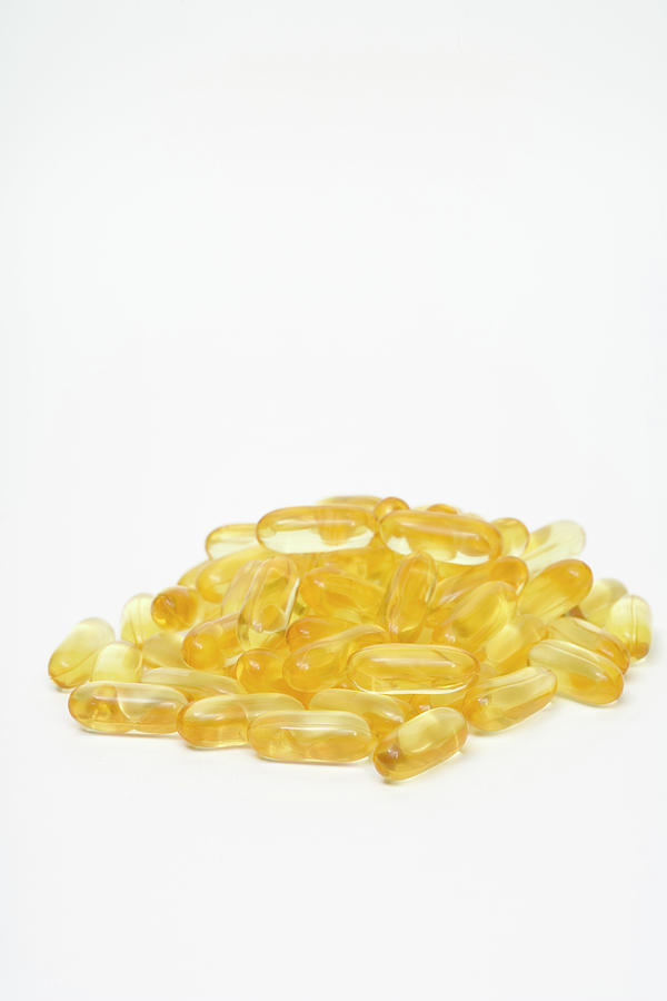 Fish Oil Capsules #1 Photograph by Science Stock Photography/science Photo Library