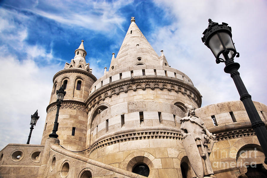 Architecture Photograph - Fishermans Bastion in Budapest #1 by Michal Bednarek