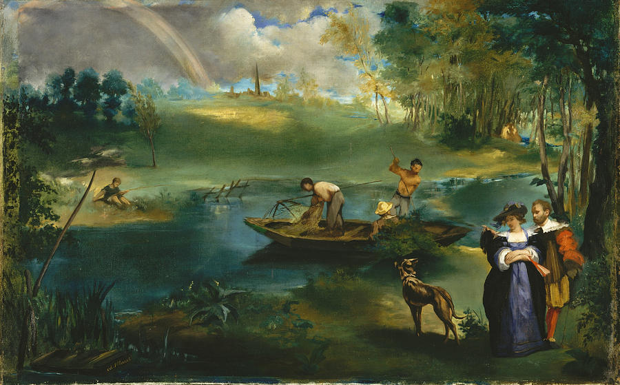 Fishing #7 Painting by Edouard Manet