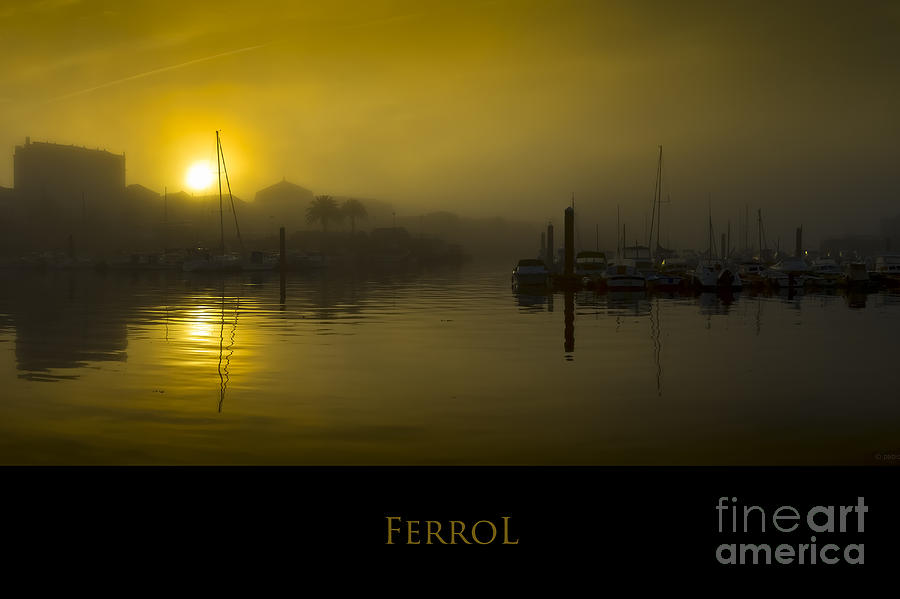 Fishing Port of Ferrol in Fog Galicia Spain #1 Photograph by Pablo Avanzini