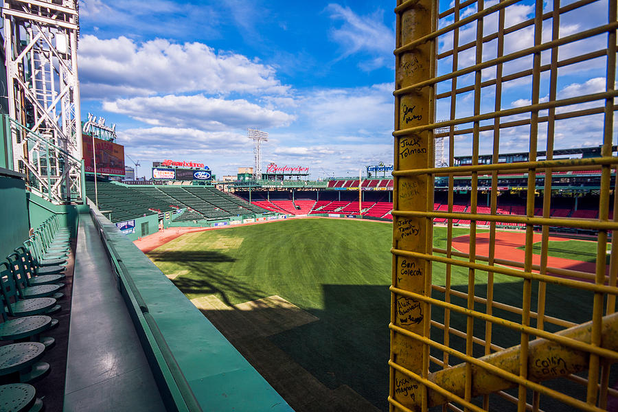 Fisks Pole And The Green Monster Photograph