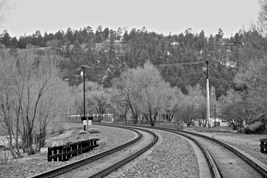 Train Photograph - Flagstaff Arizona #2 by Steven Lapkin