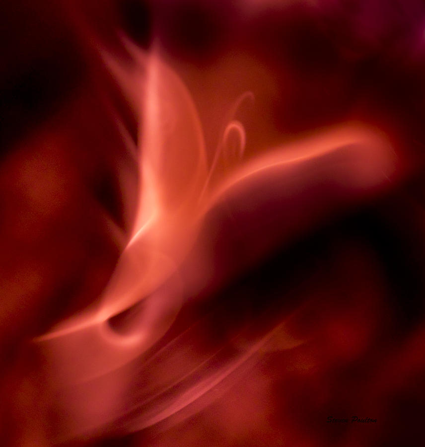 Spirit Photograph - Flame Art by Steven Poulton