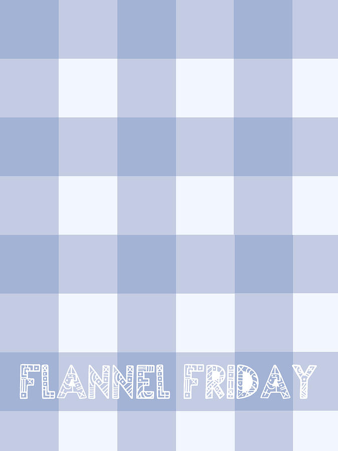 Winter Digital Art - Flannel Friday #1 by Celestial Images
