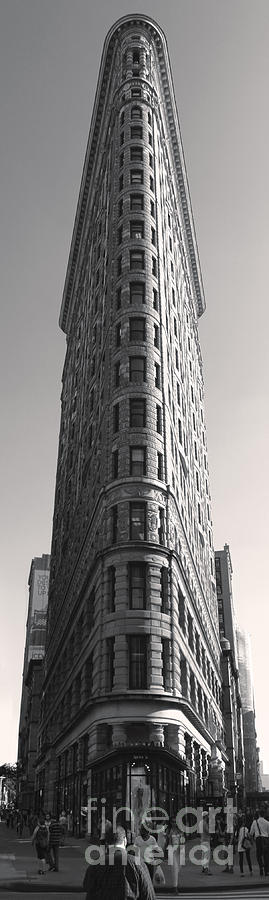 Flat Iron Building Photograph - Flat Iron Building #1 by Gregory Dyer