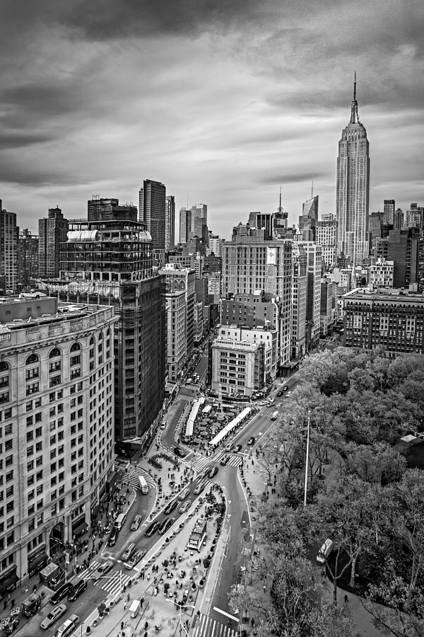Flatiron District And The Empire State Building Photograph