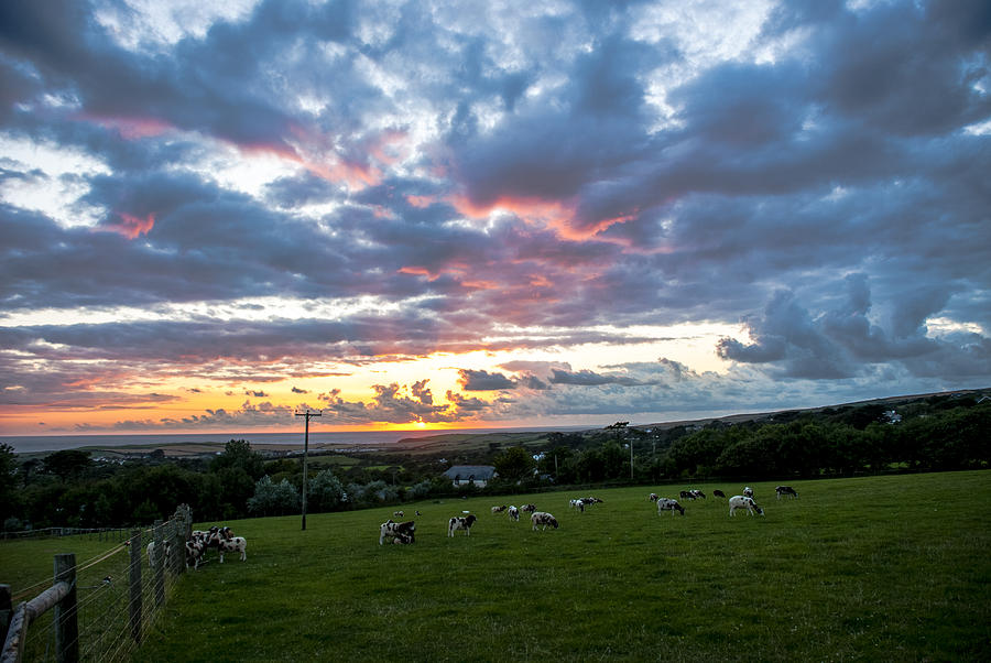 Flexbury Sunset Photograph by Victor Parker - Pixels