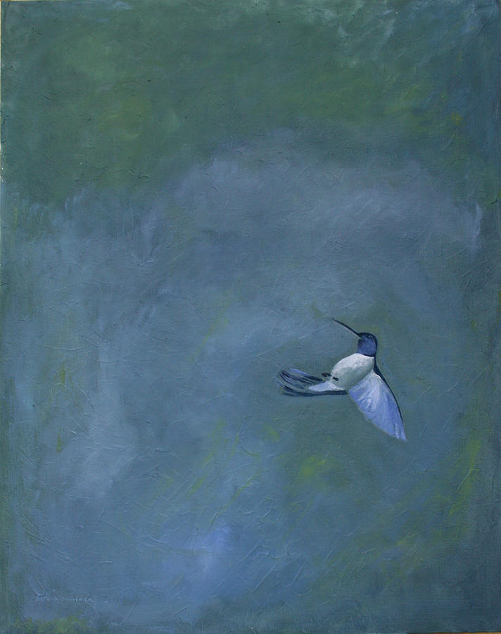 Hummingbird Painting - Icarus by Victoria Sheridan