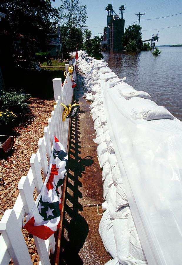 Flood Barriers Photograph by David Hay Jones/science Photo Library