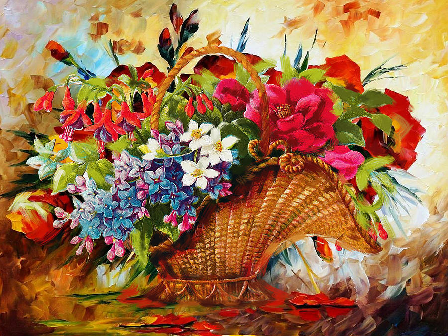 Floral 11 #1 Painting by Mahnoor Shah