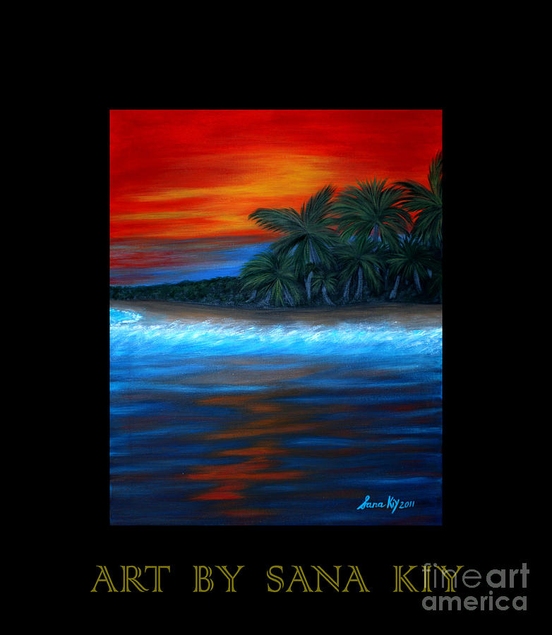 Florida Sunset #2 Painting by Oksana Semenchenko