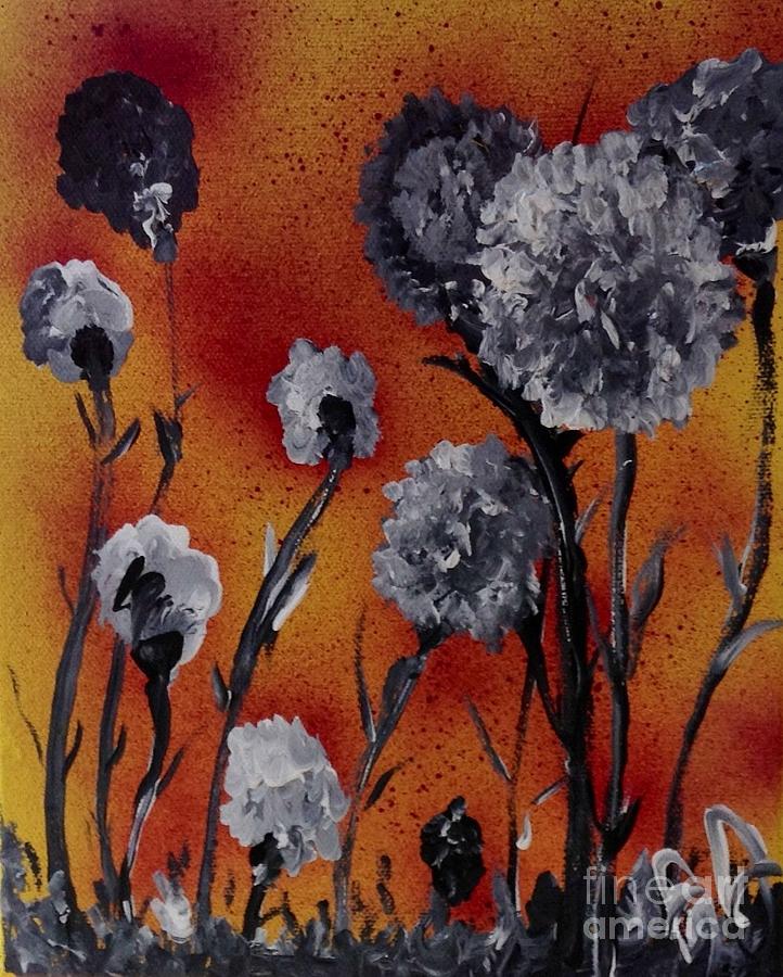 Flower Power #1 Painting by James Daugherty