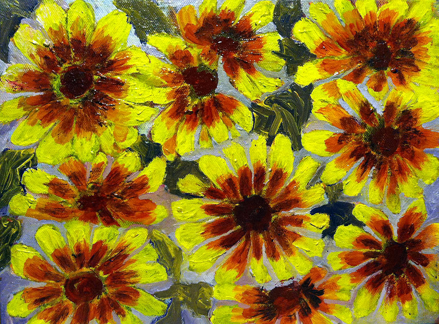 Flowers Painting by Don Thibodeaux Flowers Painting by Don Thibodeaux