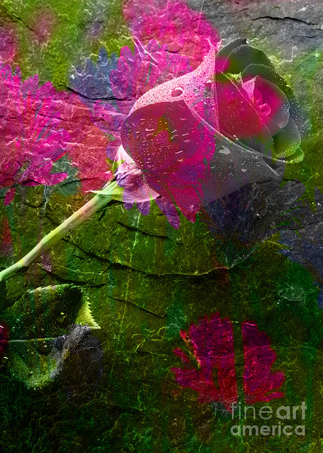 Flowers #1 Mixed Media by Marvin Blaine