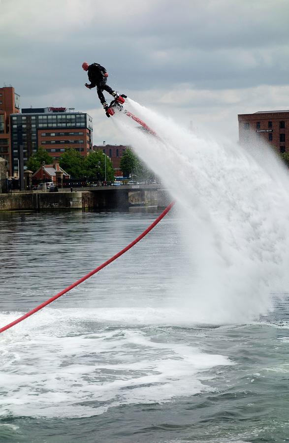 Jet Photograph - Flyboard #1 by Cordelia Molloy