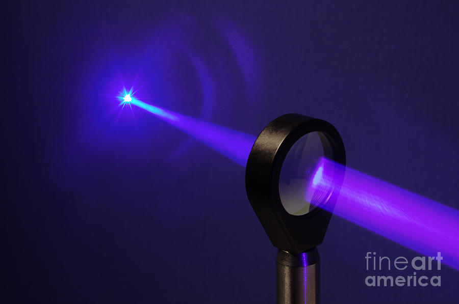 Focusing Laser Light #1 Photograph by GIPhotoStock