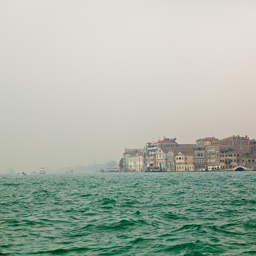 Landscape Photograph - Foggy Morning in Venice Italy #1 by Kim Fearheiley