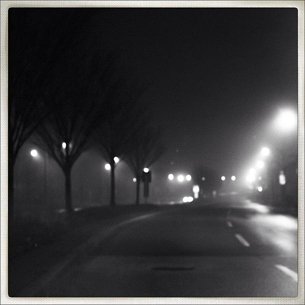 Foggy Night #1 Photograph by Jen Caruso