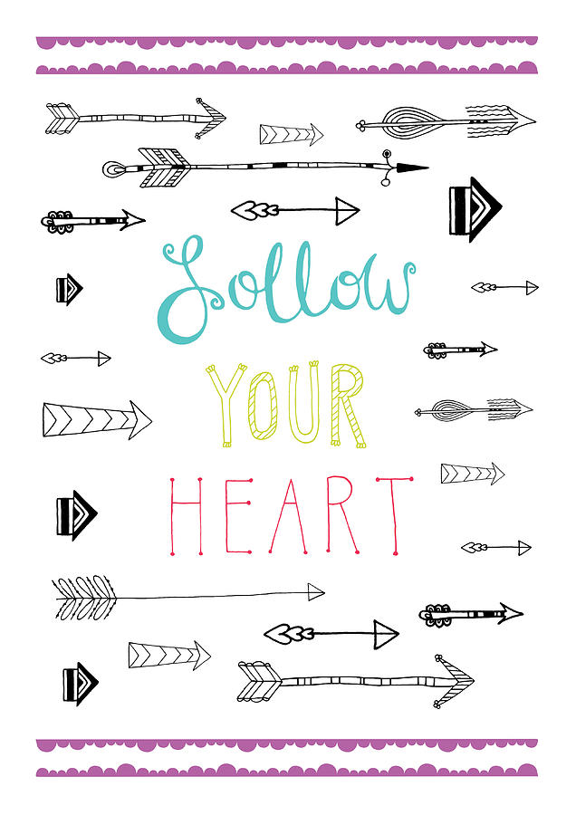Inspirational Photograph - Follow Your Heart #1 by MGL Meiklejohn Graphics Licensing