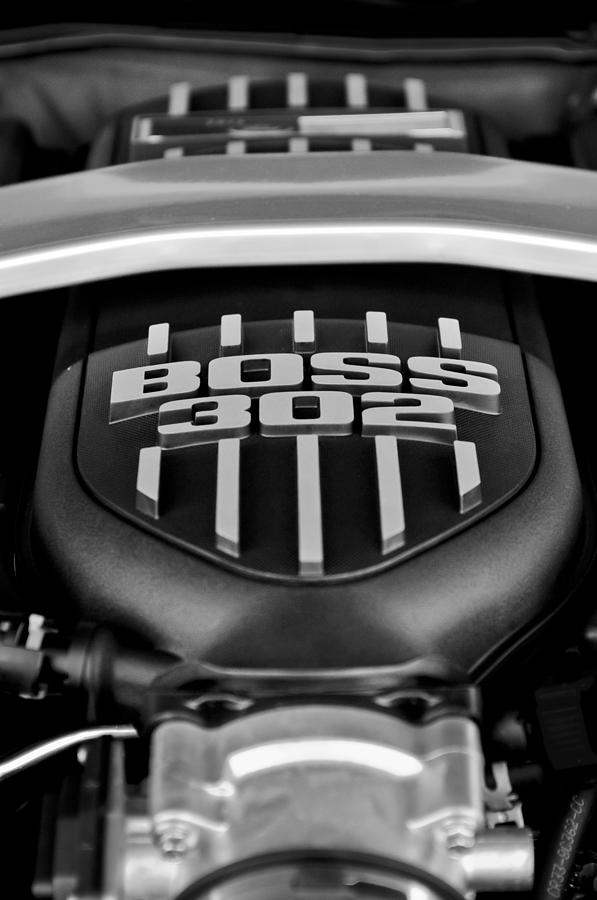 Ford Mustang Boss 302 Engine #3 Photograph by Jill Reger