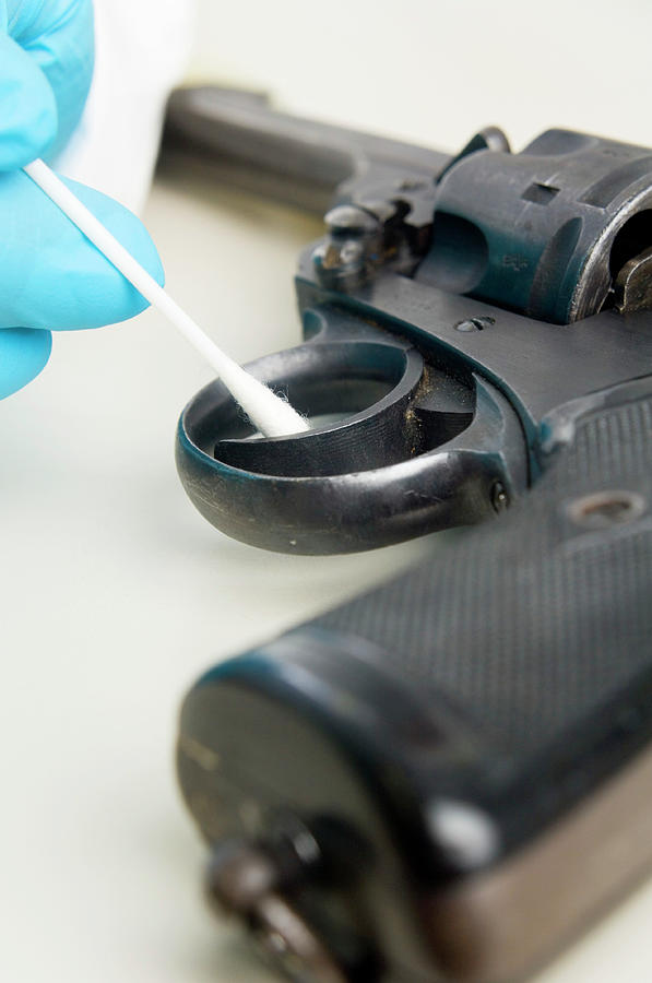 Forensics Officer Collecting Evidence Photograph By Jim Varney Science Photo Library Pixels