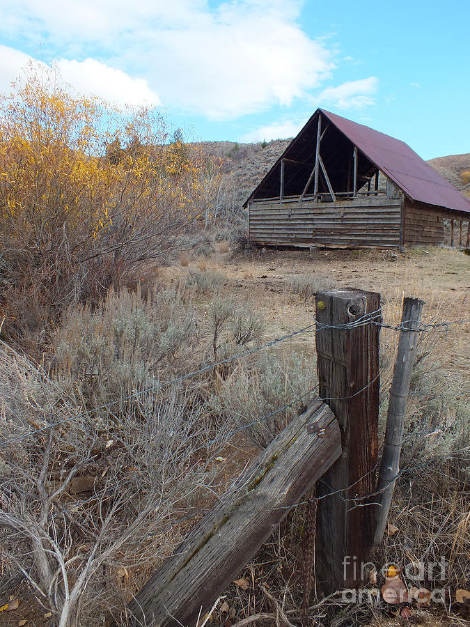 Mountain Photograph - Forgotten Barn #1 by Kimberly Maiden