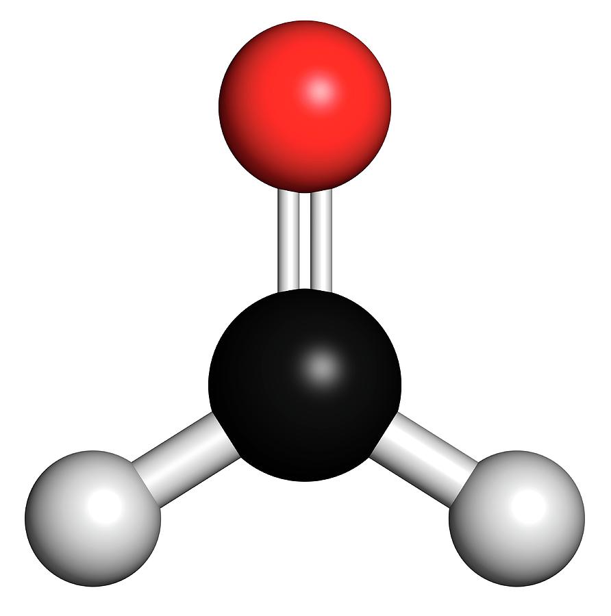 Formaldehyde Photograph - Formaldehyde Molecule #1 by Molekuul
