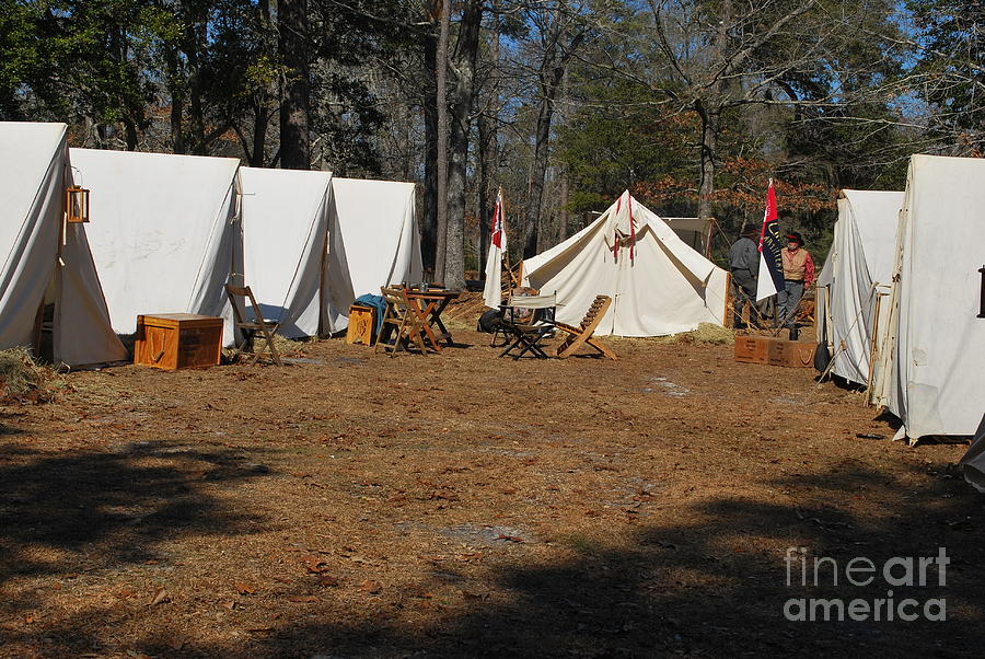 Confederate Encampment At Fort Anderson 1 Photograph by Jocelyn Stephenson