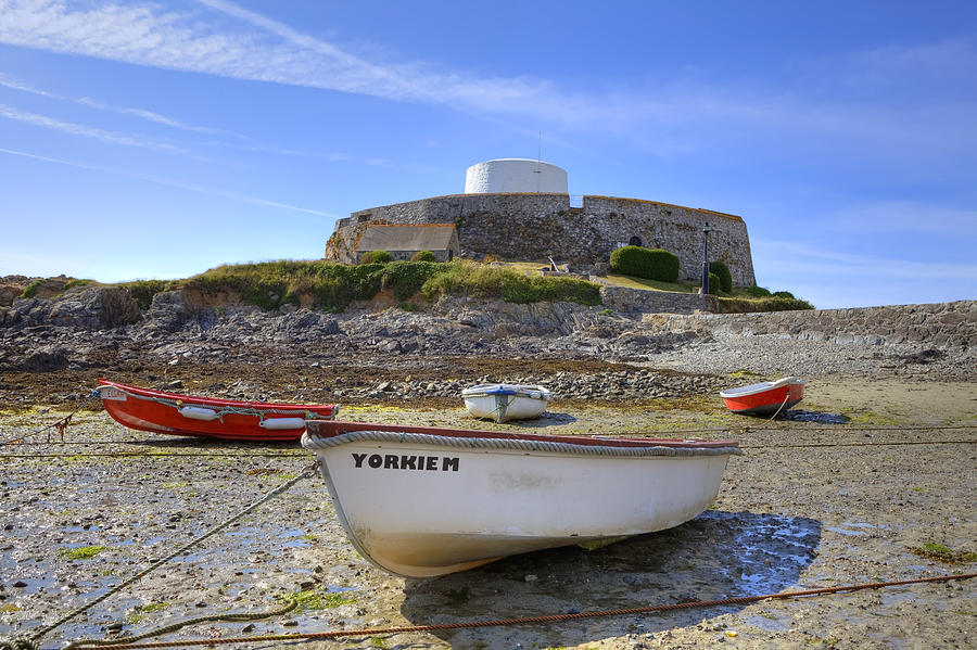 Boat Photograph - Fort Grey - Guernsey #1 by Joana Kruse