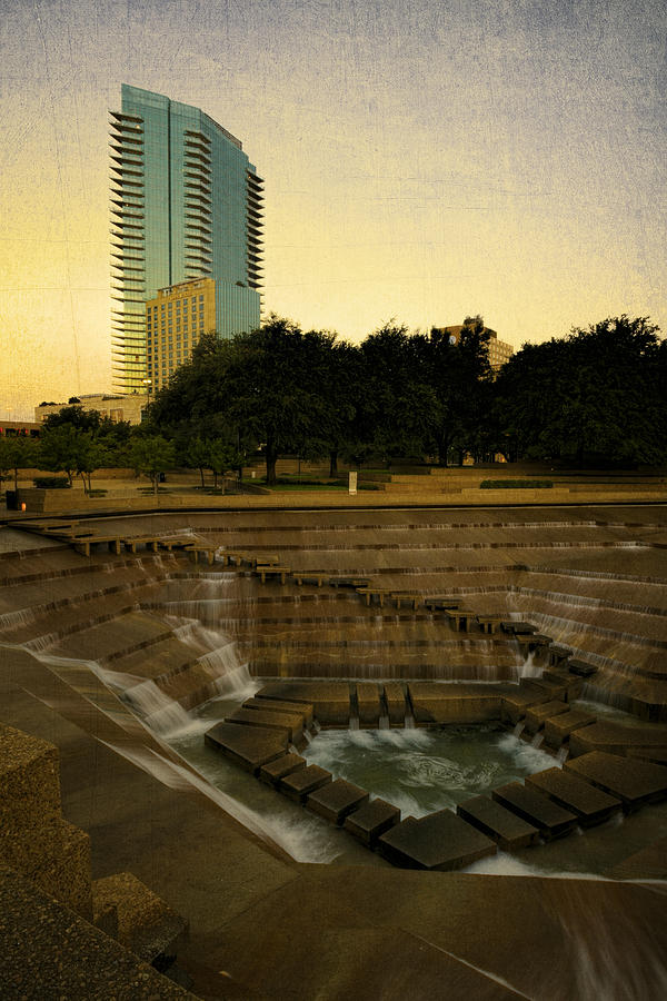 Fort Worth Water Gardens #1 Photograph by Joan Carroll