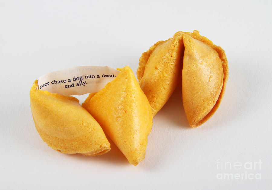 Fortune Cookies #1 Photograph by Photo Researchers, Inc.
