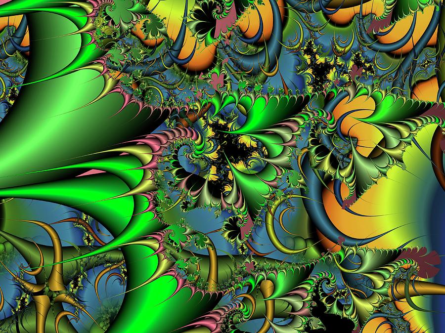 Fractal Pattern Photograph by Tony Craddock/science Photo Library ...