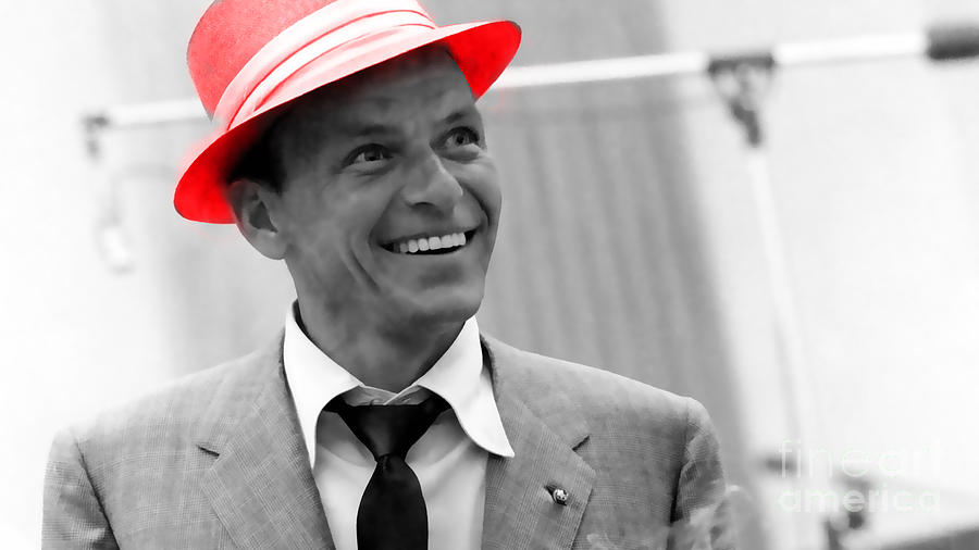 Frank Sinatra #1 Mixed Media by Marvin Blaine