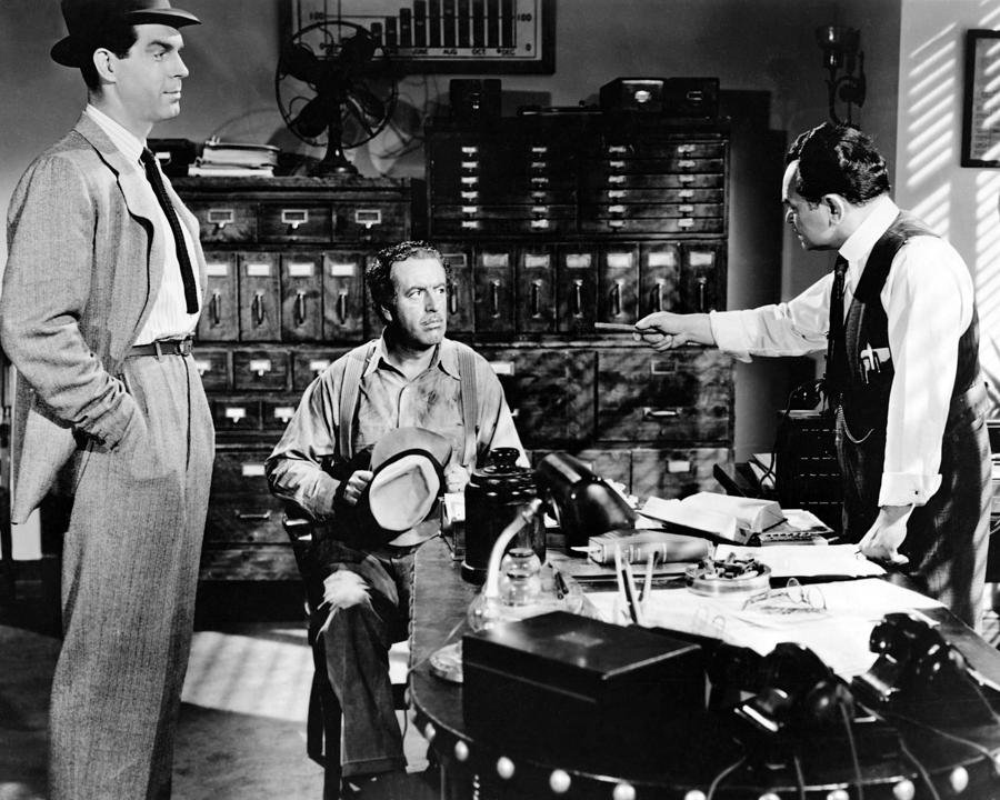 Movie Photograph - Fred MacMurray in Double Indemnity  #1 by Silver Screen