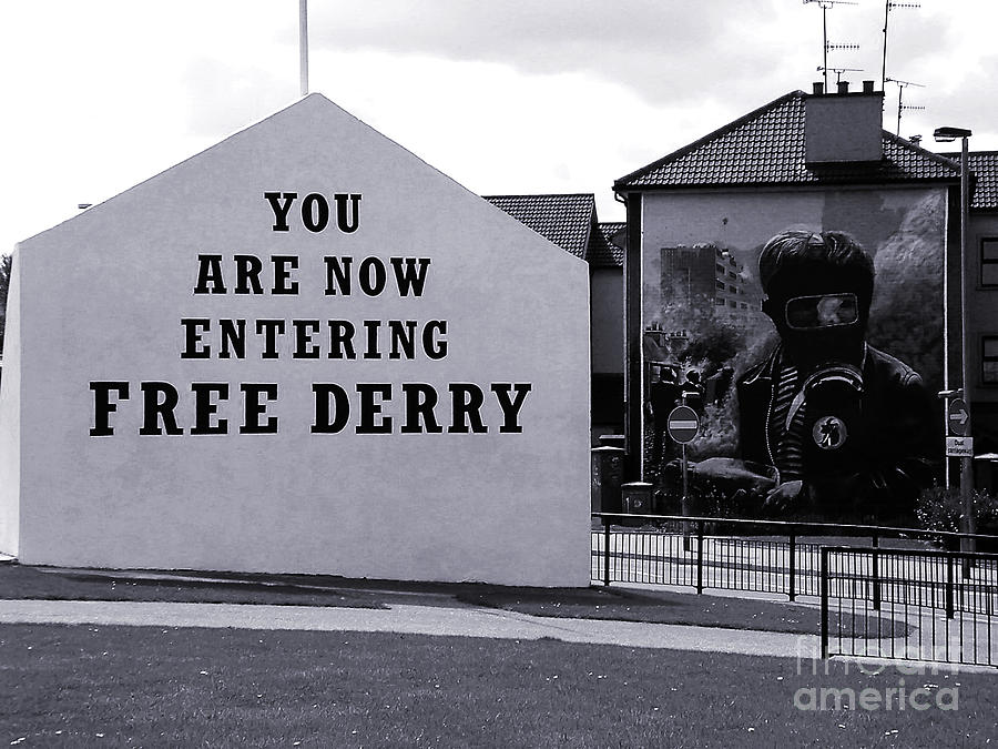 Free Derry Corner 7 Photograph by Nina Ficur Feenan
