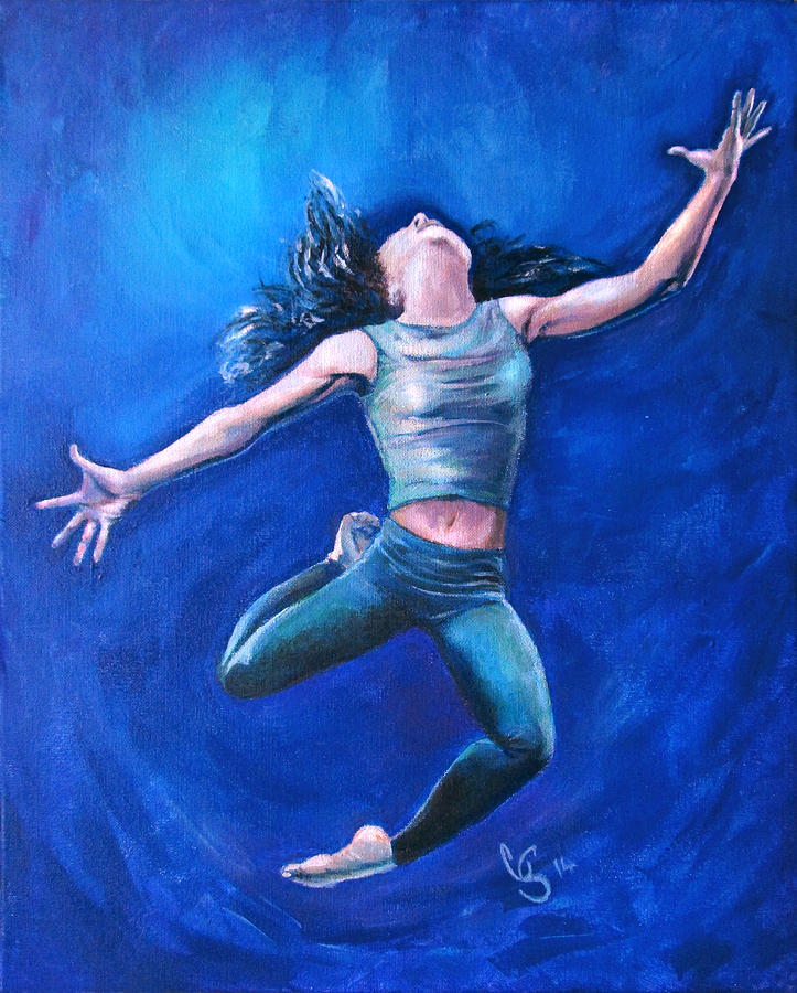 Inspirational Painting - Freedom #2 by Tamer and Cindy Elsharouni