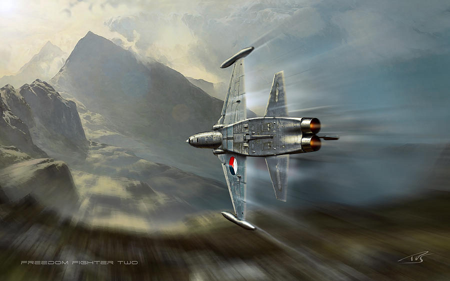 Freedom Fighter Two #1 Digital Art by Peter Van Stigt