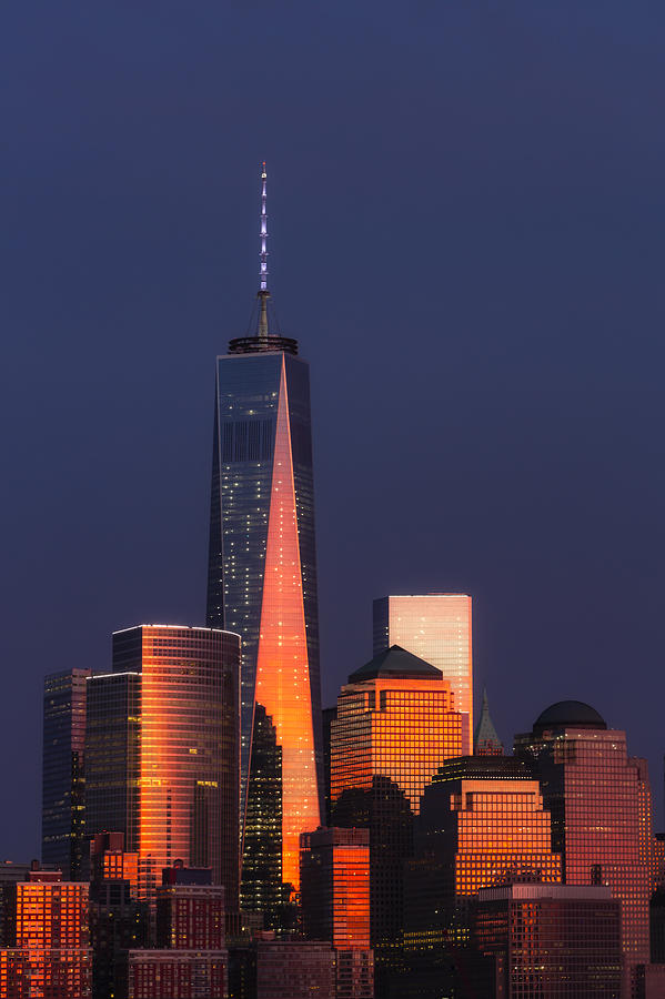 New York City Photograph - Freedom Tower Glow II #2 by Susan Candelario