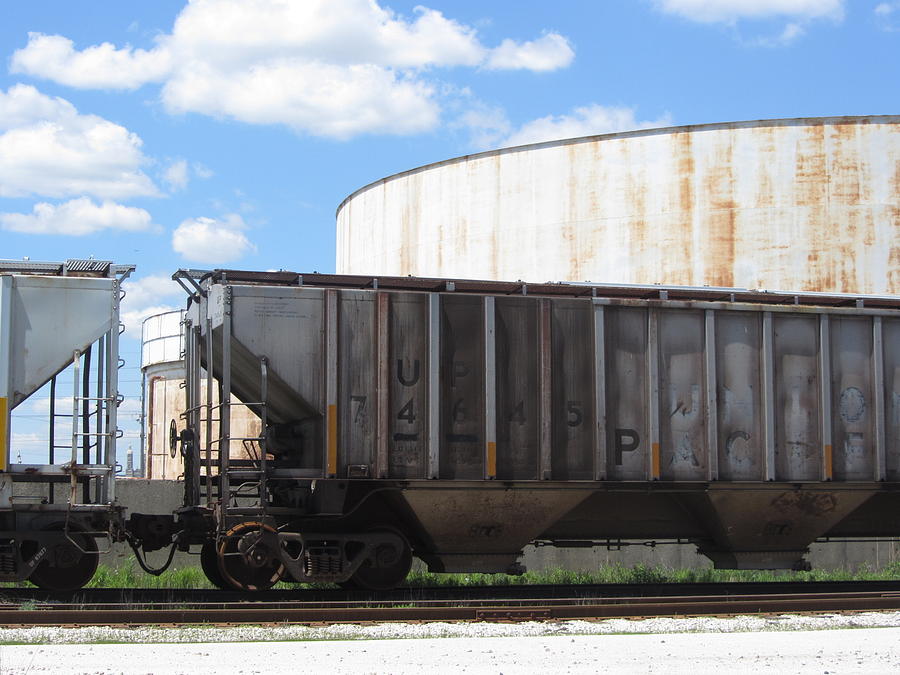 Freight Train Cars 4 #1 Photograph by Anita Burgermeister