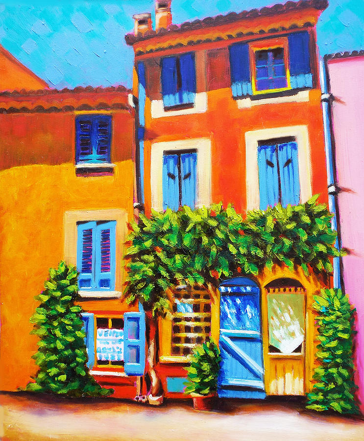 French Real Estate #1 Painting by Susi Franco