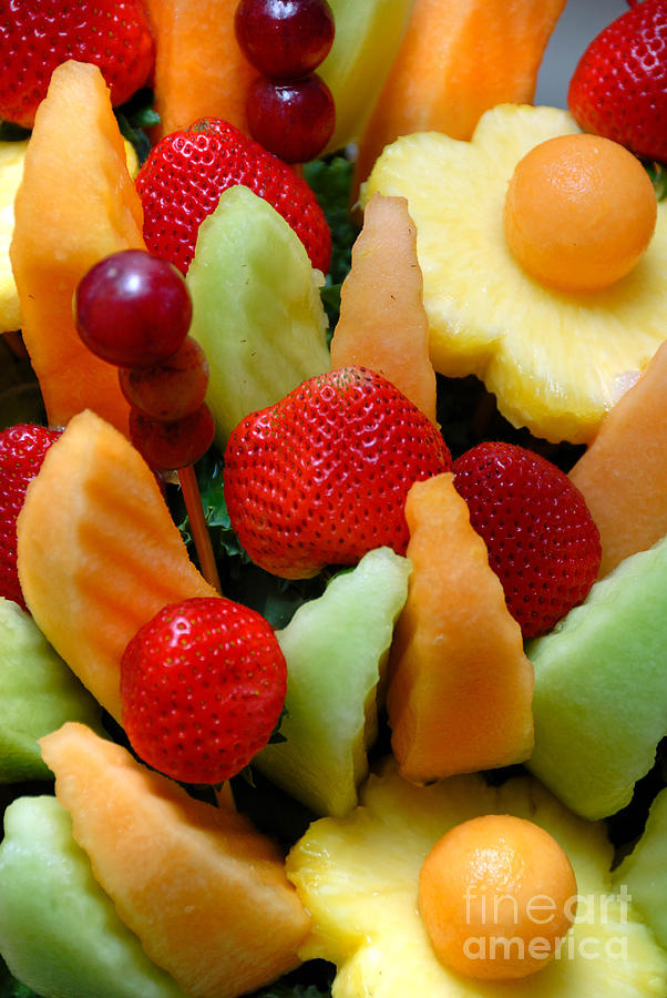 Grape Photograph - Fresh Fruit Arrangement #1 by Amy Cicconi