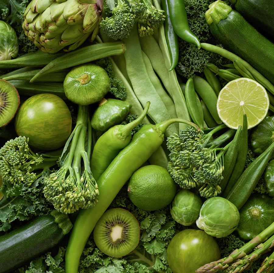 Fresh Green Produce #1 Photograph by Science Photo Library